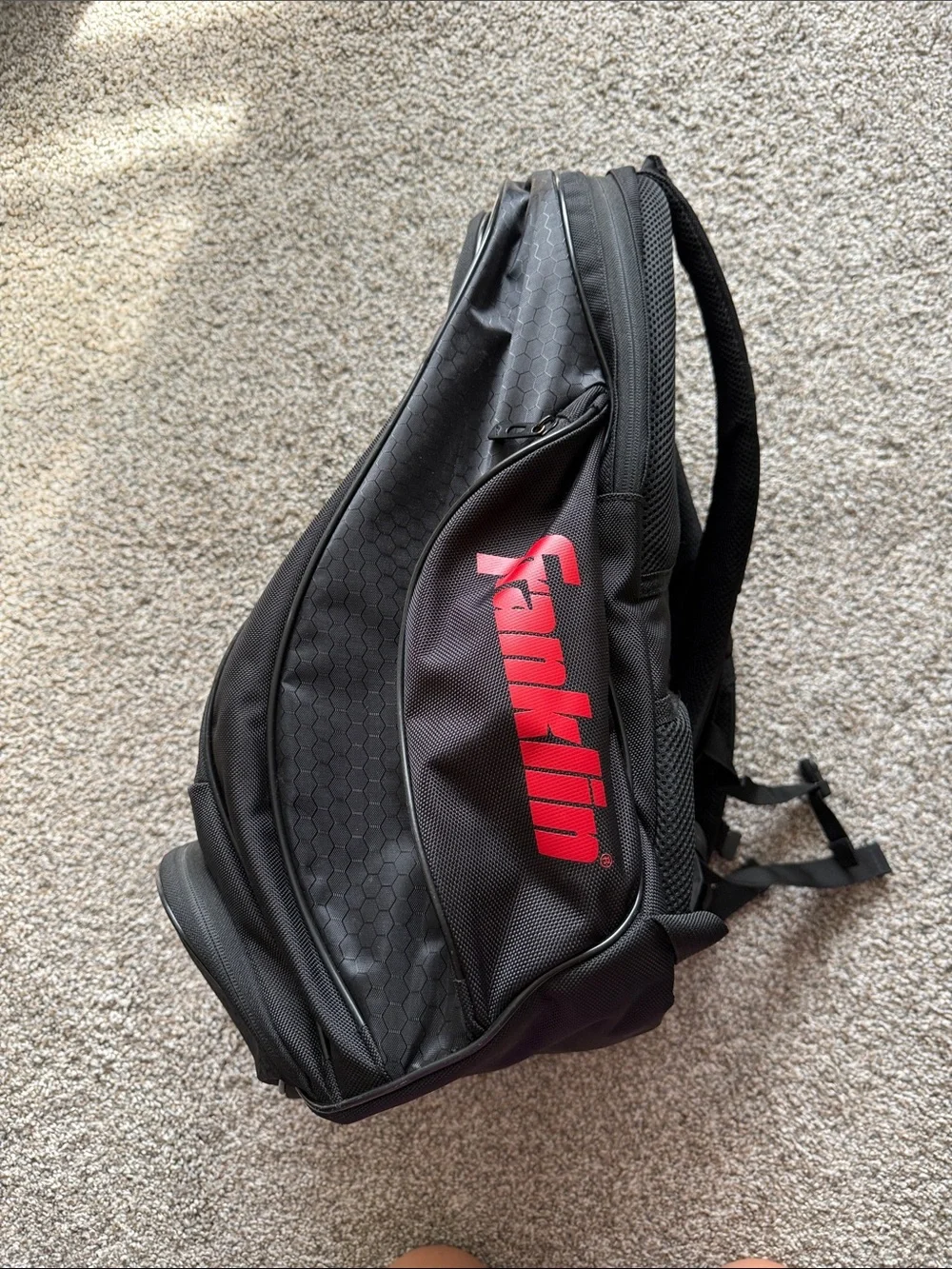 Black Men's Pickleball Backpack